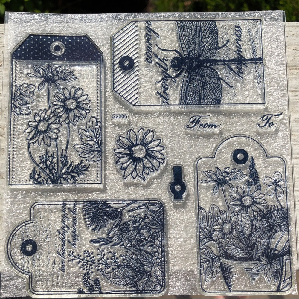 Close to My Heart, S2006 “Garden Tags” Acrylic Stamp Set